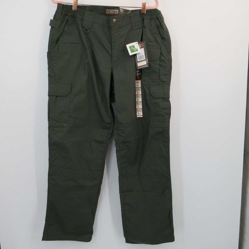 5.11 Tactical Taclite Pro Pants Womens 18 Regular TDU Green Ripstop Cargo New